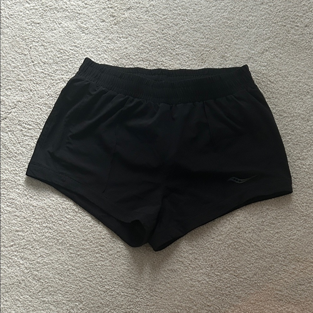 Saucony Black Women's Running Athletic Shorts